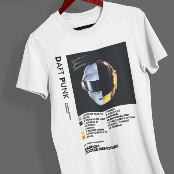 Daft Punk Unisex Random Access Memories Unisex Graphics T-Shirt - Picture 1 of 4